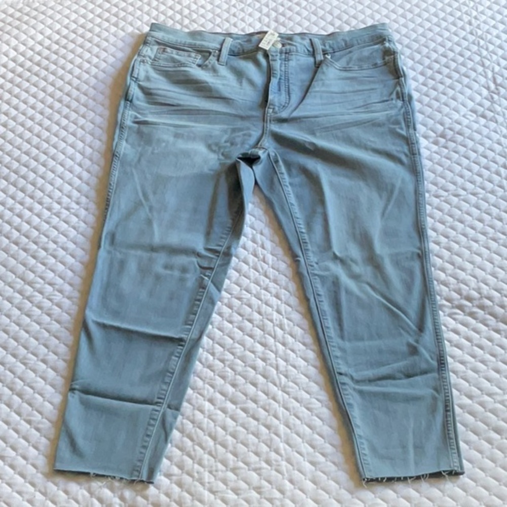 Madewell High Rise Skinny Crop Jeans